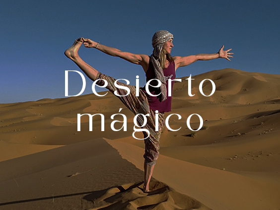 Retiro yoga trekking viajero marruecos desierto