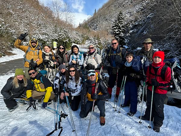raquetas nieve pirineos benasque invierno aventura
