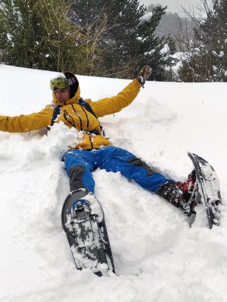 raquetas nieve pirineos benasque invierno aventura
